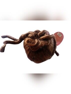 NWT Monique Collection Synthetic Doll Wig "Lucie" Style With Tendrils In Auburn
